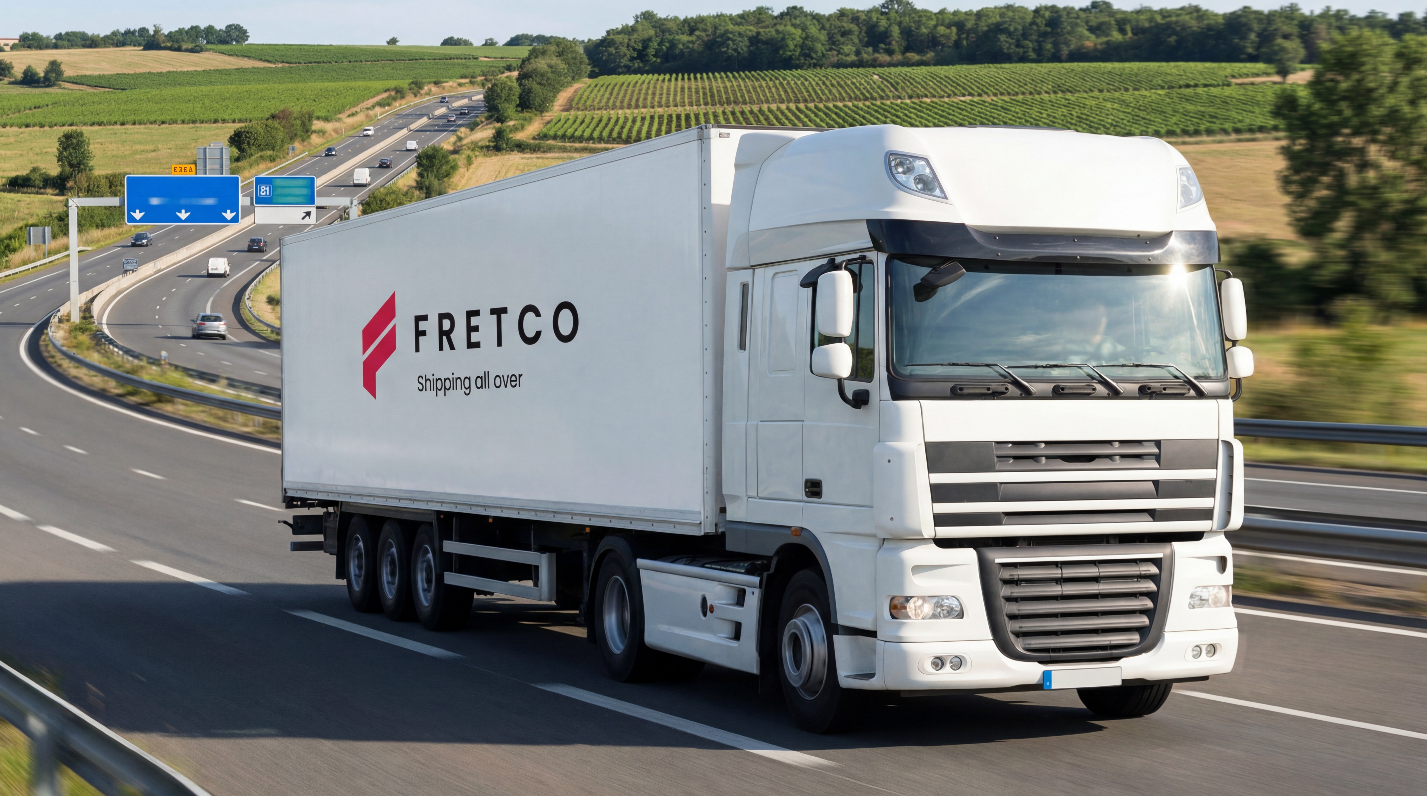 Freight operations and global logistics transport activity